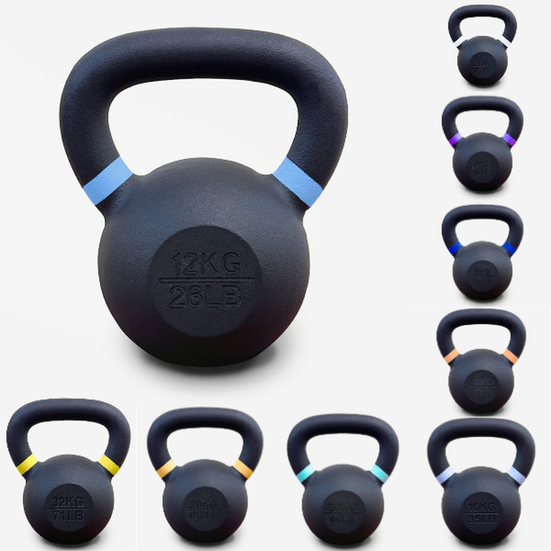 2-28Kg Kettlebells Cast Iron Neoprene Weights 