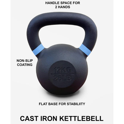 2-28Kg Kettlebells Cast Iron Neoprene Weights 